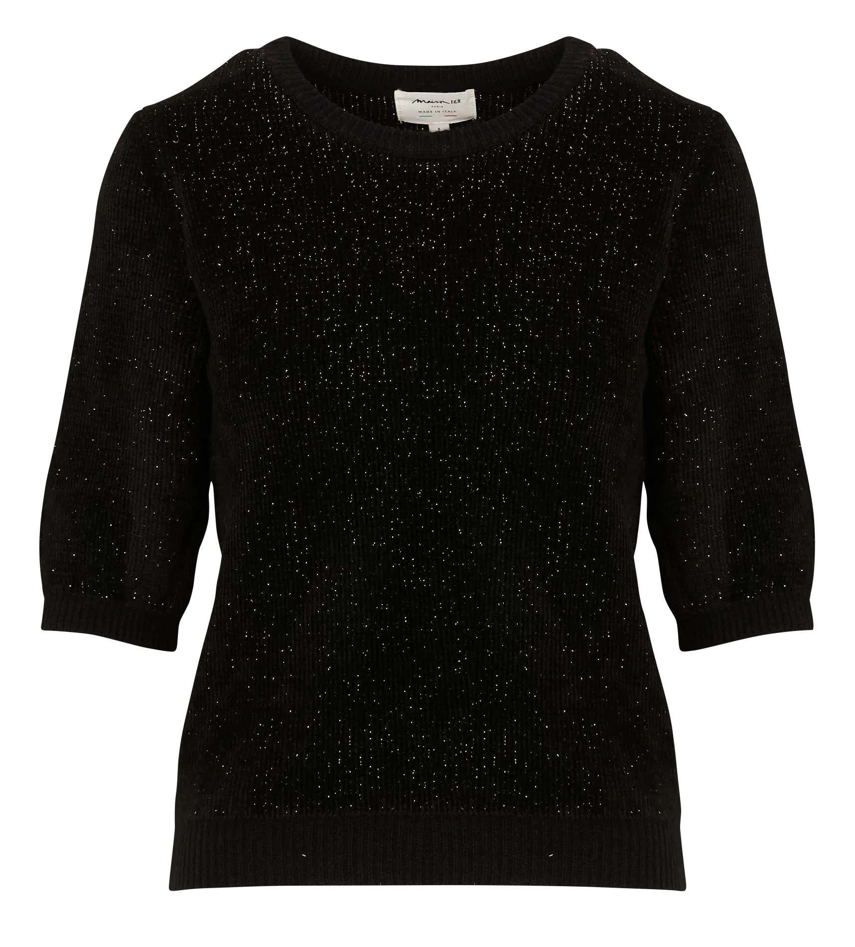  MAISON 123   CLEVELAND - Maglione in maglia | Nero