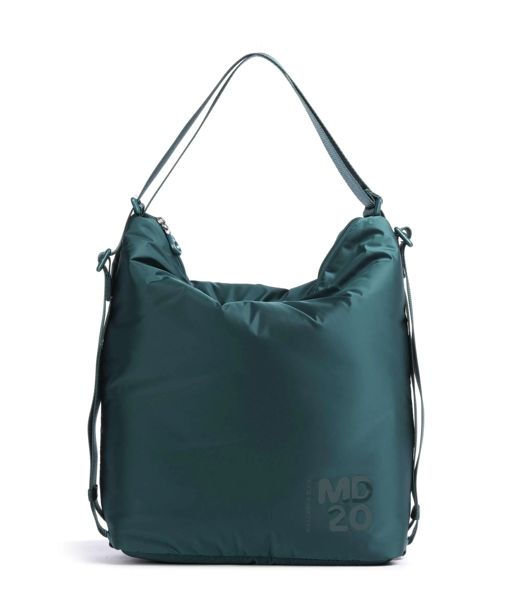  Mandarina Duck MD20 Balloon Borsa hobo poliestere verde scuro  