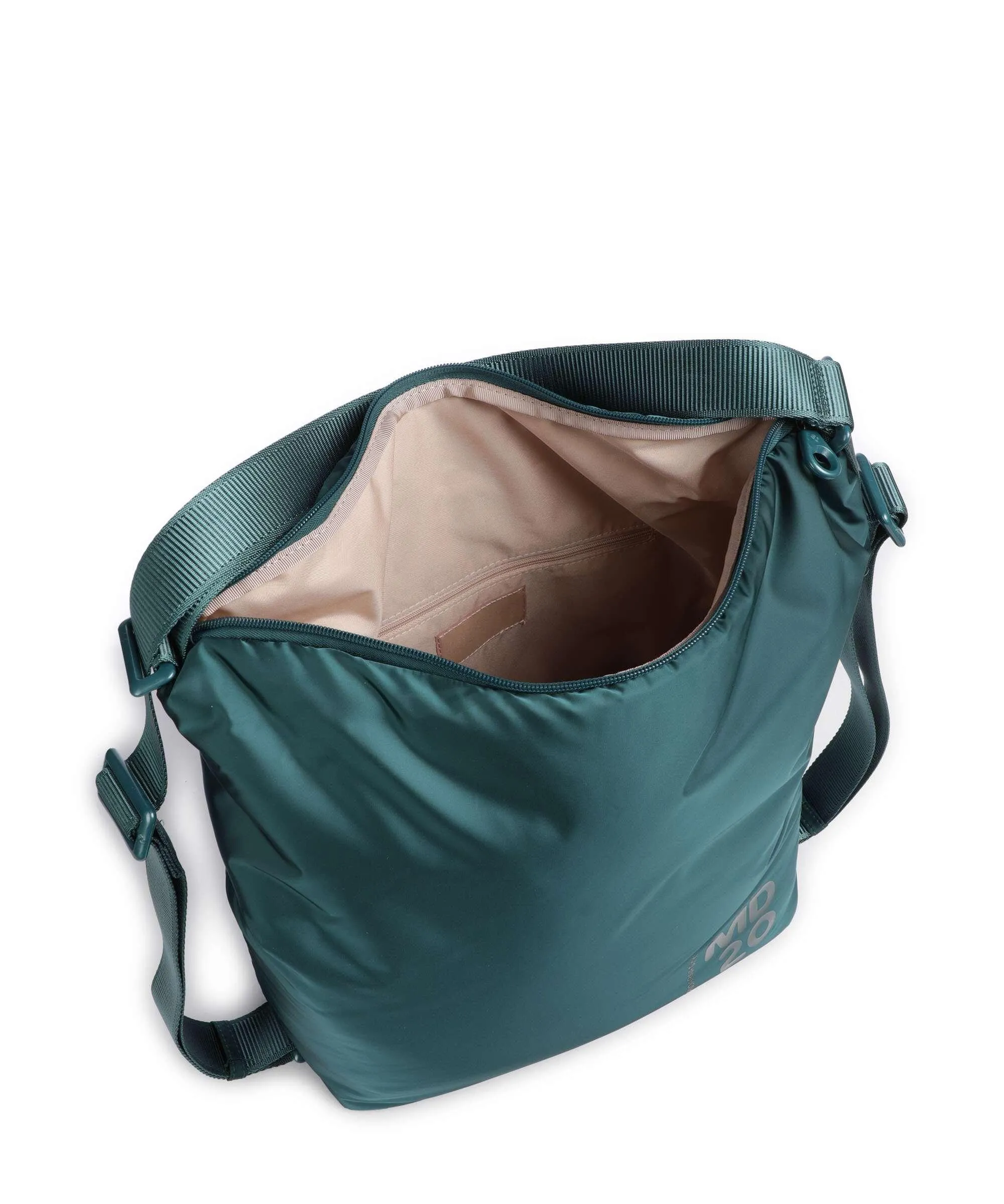  Mandarina Duck MD20 Balloon Borsa hobo poliestere verde scuro  