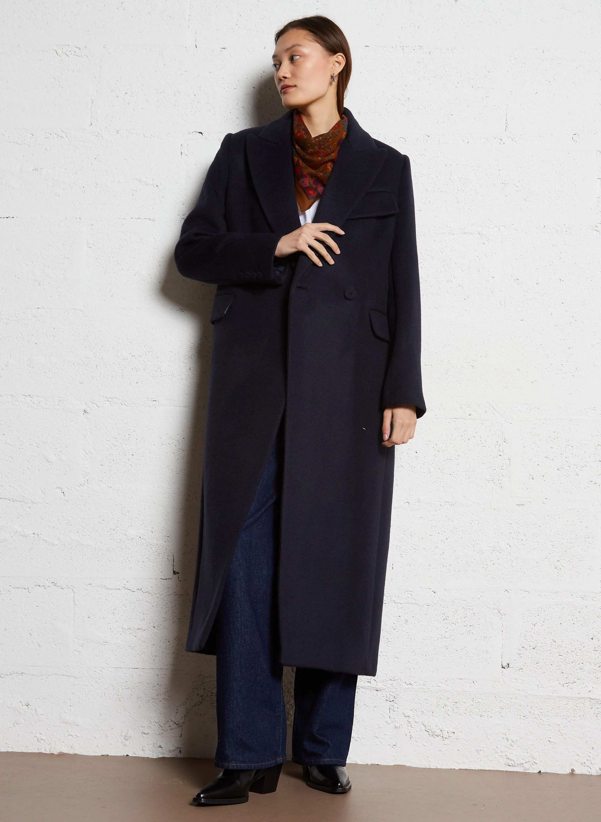  MARGAUX LONNBERG   DARBY - Cappotto lungo | Blu