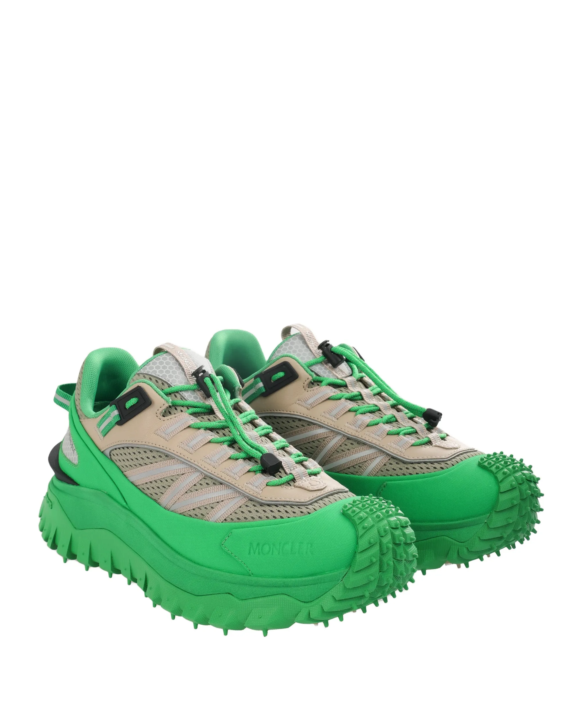 MONCLER GRENOBLE GREEN SNEAKERS