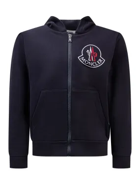 MONCLER KIDS Felpa con Logo 