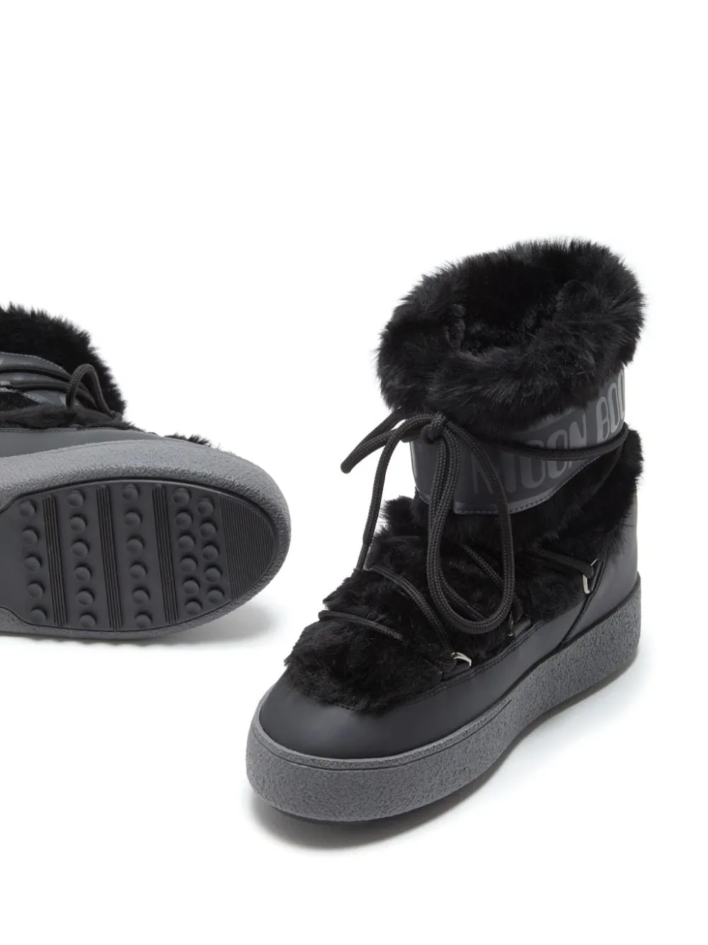 MOON BOOT STIVALI LTRACK TUBE FAUX FUR