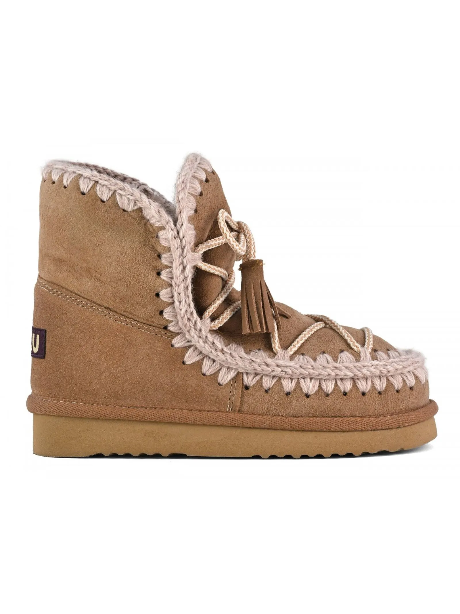 MOU Calzature,Stivali Eskimo 18 scoubidou lace marrone 