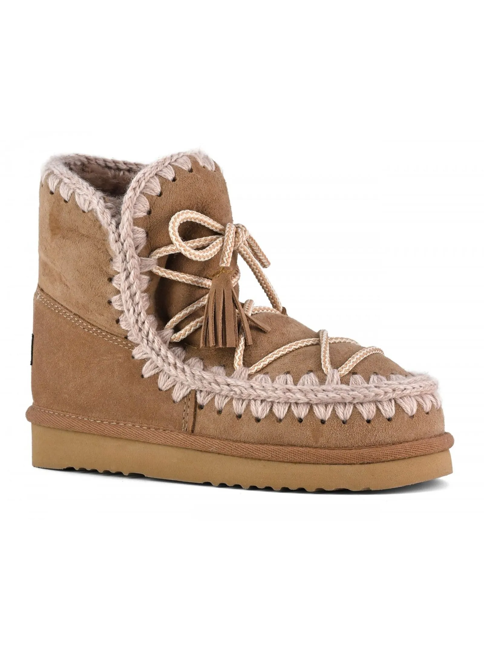 MOU Calzature,Stivali Eskimo 18 scoubidou lace marrone 