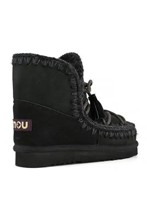 MOU Calzature,Stivali Eskimo 18 scoubidou lace nero 