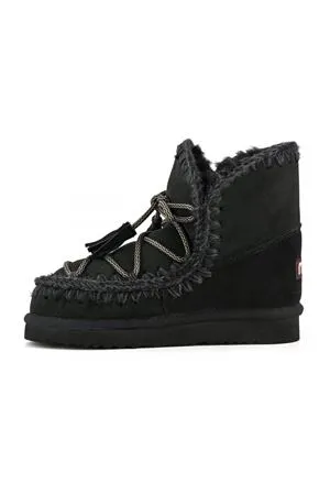 MOU Calzature,Stivali Eskimo 18 scoubidou lace nero 