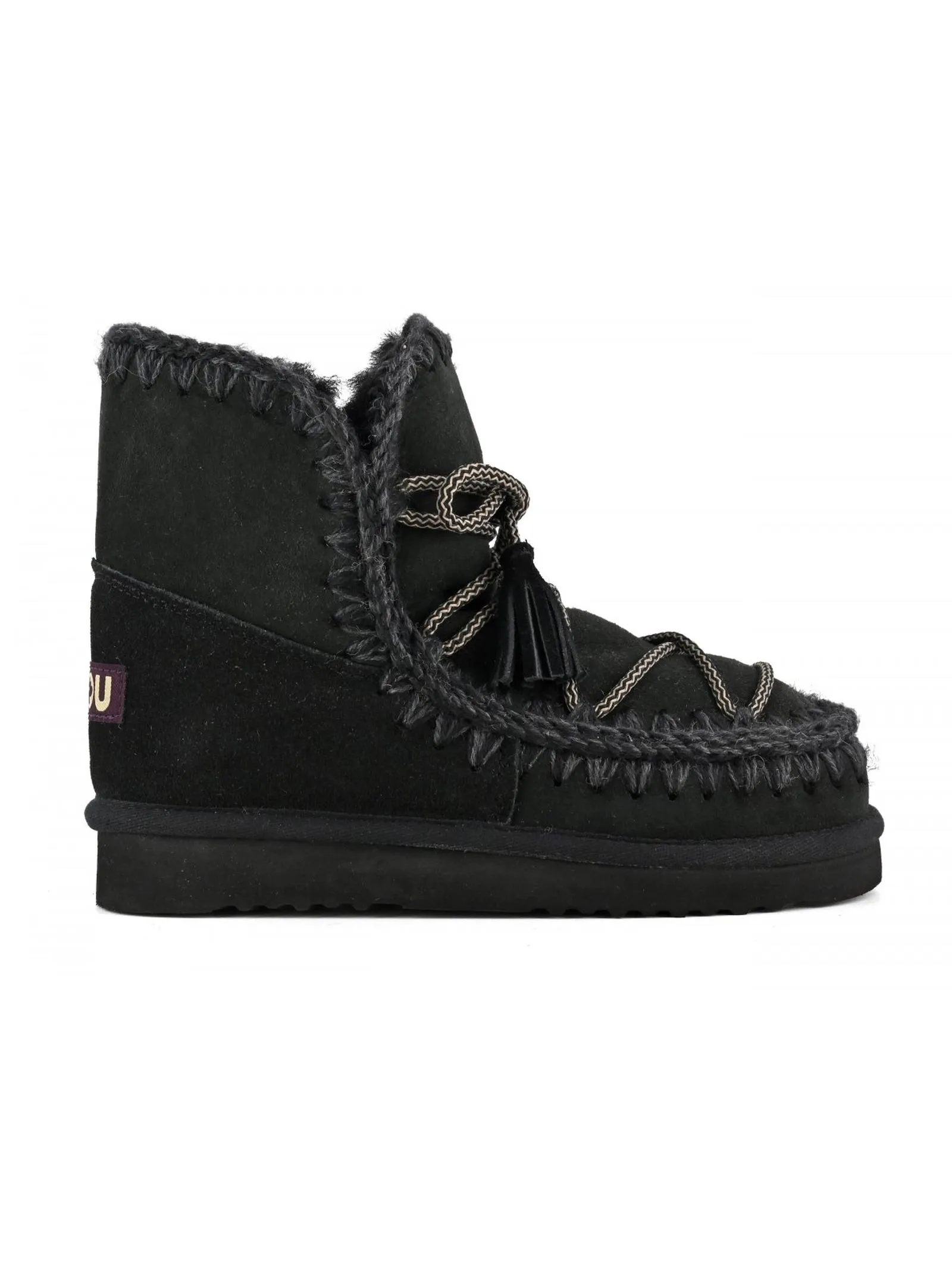 MOU Calzature,Stivali Eskimo 18 scoubidou lace nero 