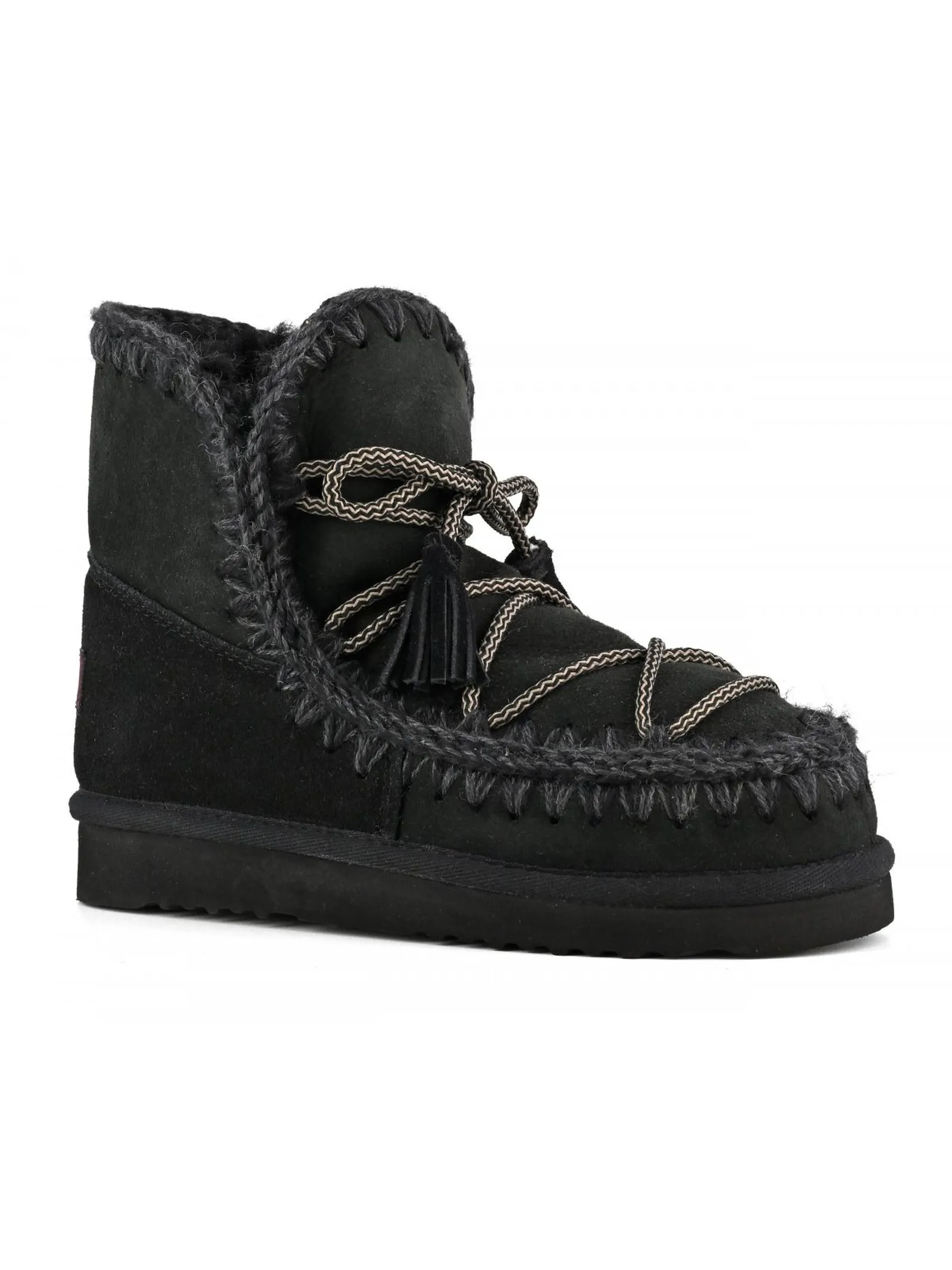 MOU Calzature,Stivali Eskimo 18 scoubidou lace nero 