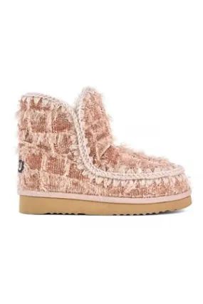 MOU Calzature,Stivali Eskimo 18 textile tessuto shaggy nude 