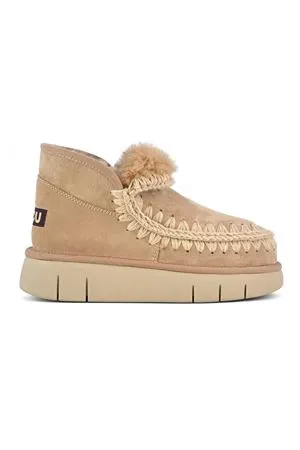 MOU Calzature,Stivali Eskimo bounce sneaker beige cammello 