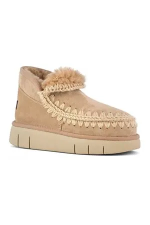 MOU Calzature,Stivali Eskimo bounce sneaker beige cammello 