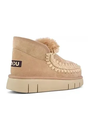 MOU Calzature,Stivali Eskimo bounce sneaker beige cammello 