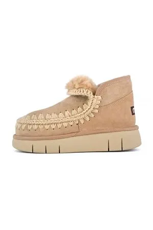 MOU Calzature,Stivali Eskimo bounce sneaker beige cammello 