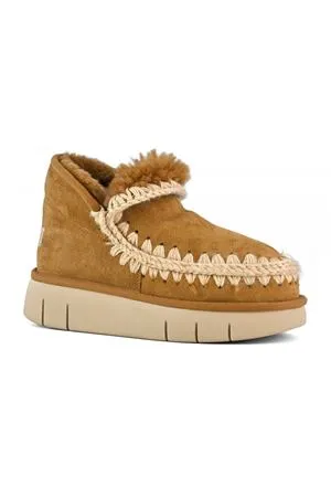 MOU Calzature,Stivali Eskimo bounce sneaker cognac 