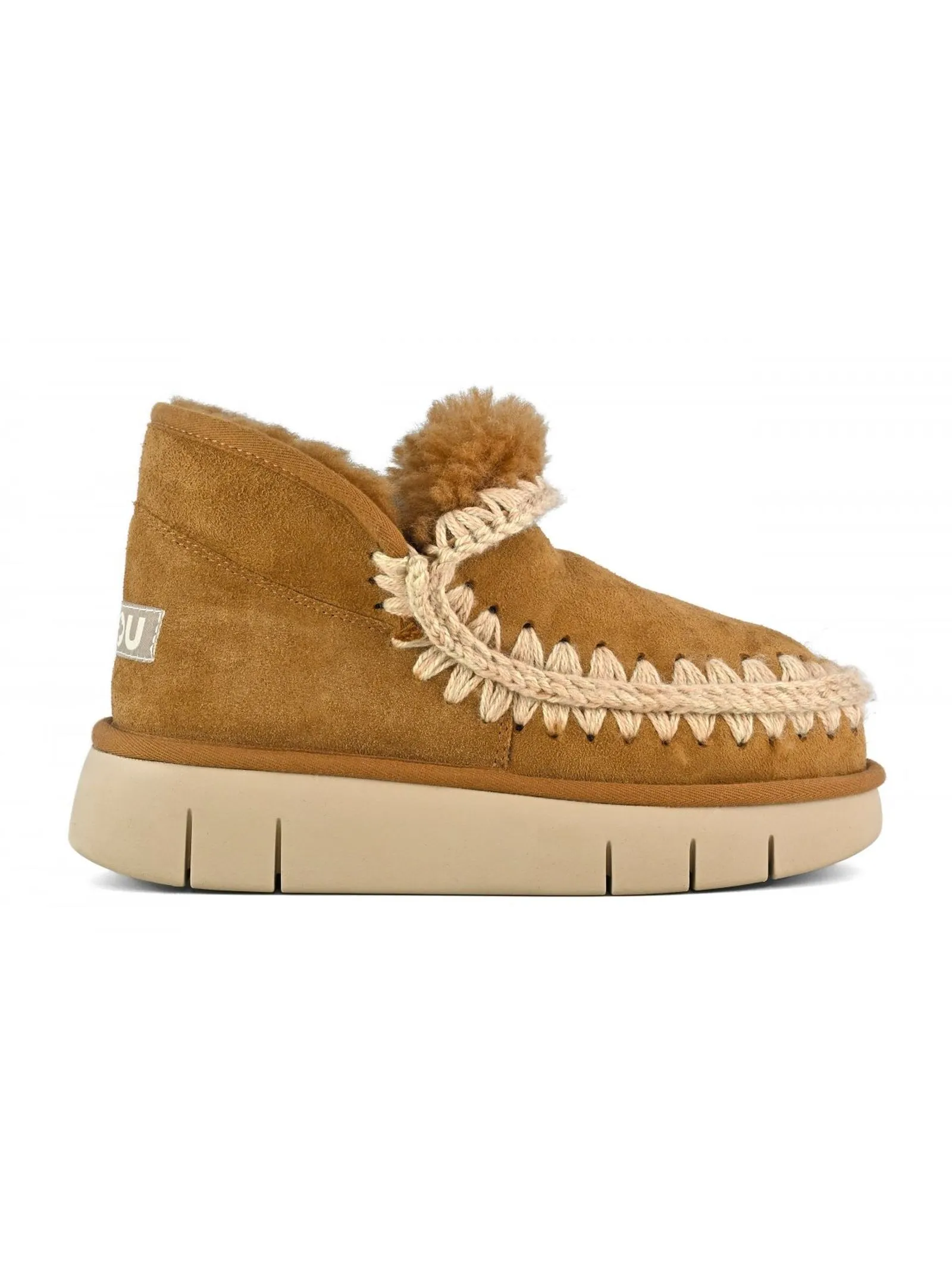 MOU Calzature,Stivali Eskimo bounce sneaker cognac 