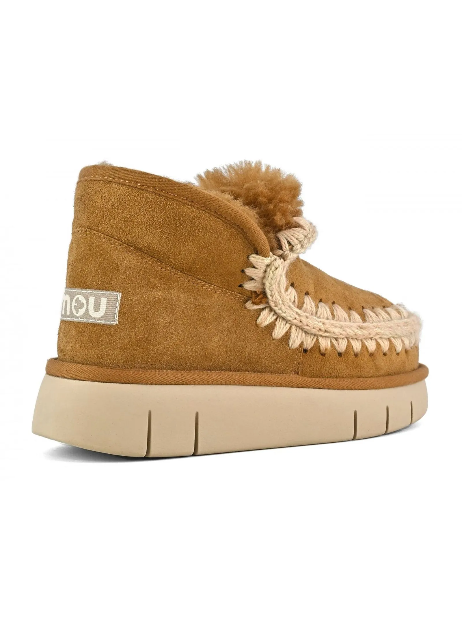 MOU Calzature,Stivali Eskimo bounce sneaker cognac 