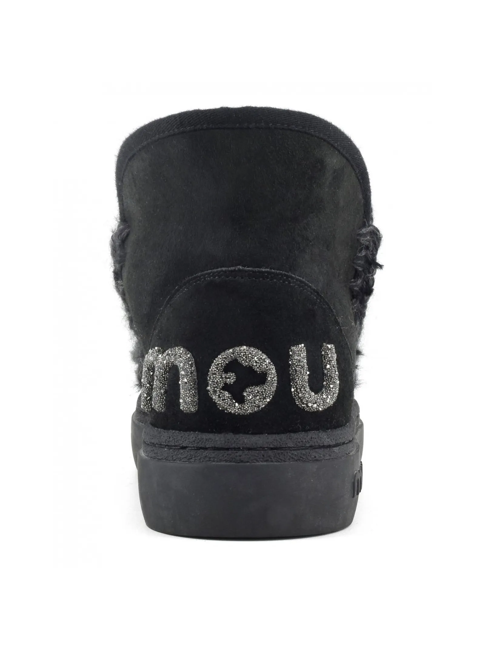 MOU Calzature,Stivali Eskimo sneaker bold in pelle nera 