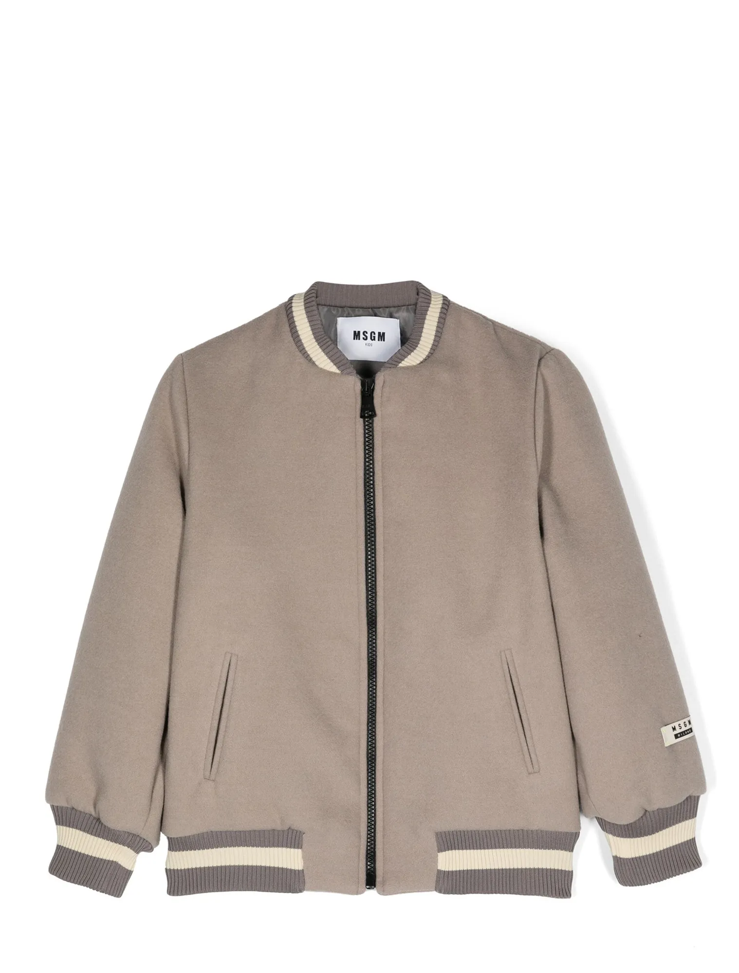 MSGM KIDS  Bomber con stampa