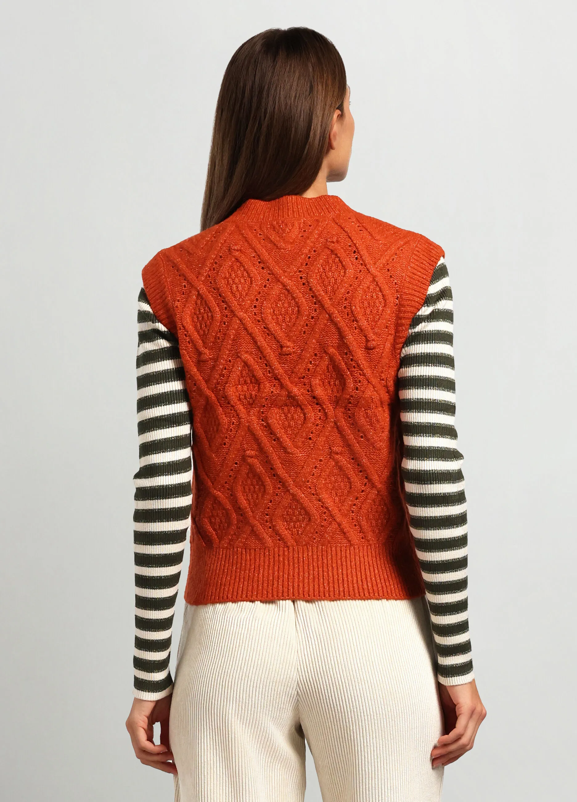 NICE & CHIC  Gilet tricot donna