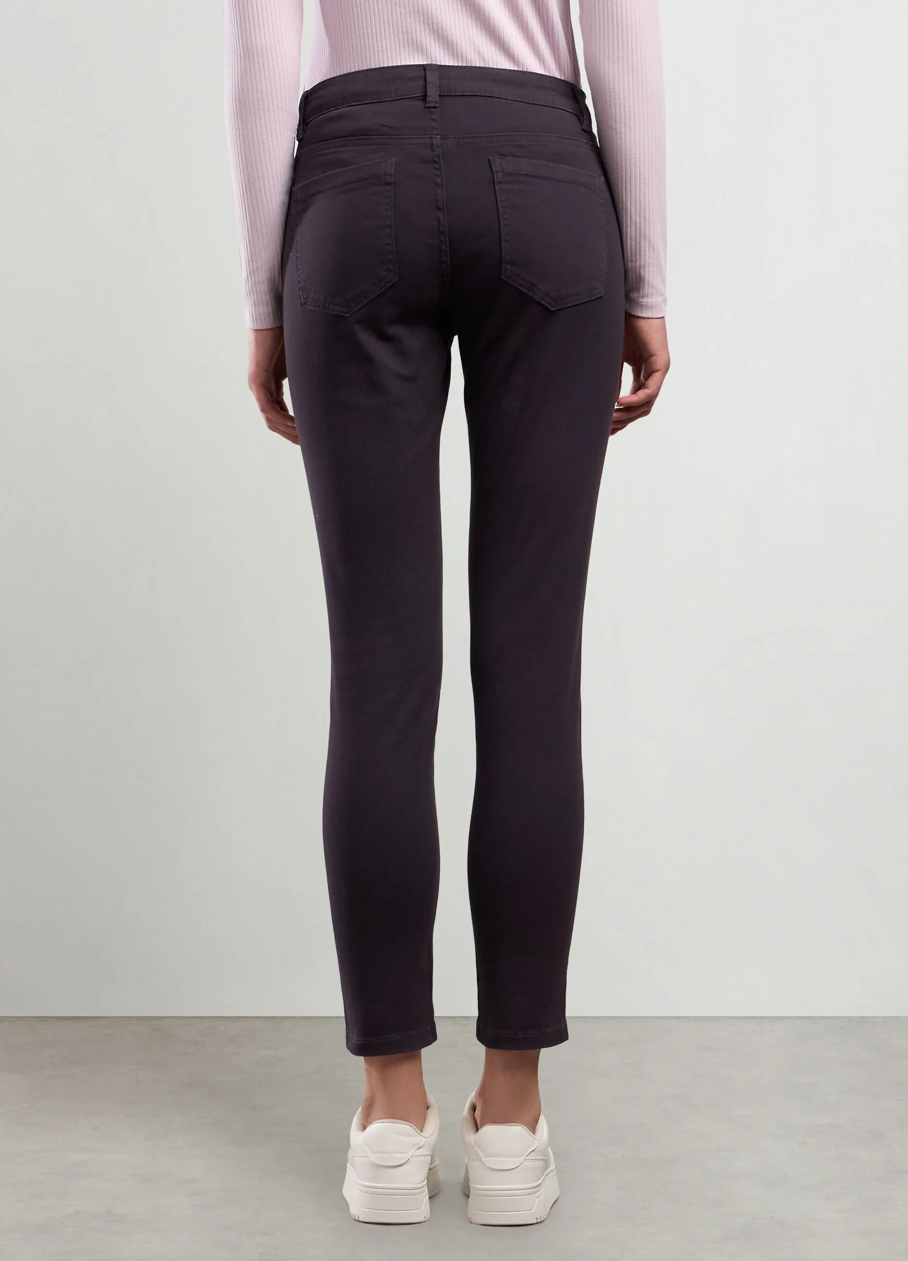 NICE & CHIC  Pantaloni in cotone stretch donna