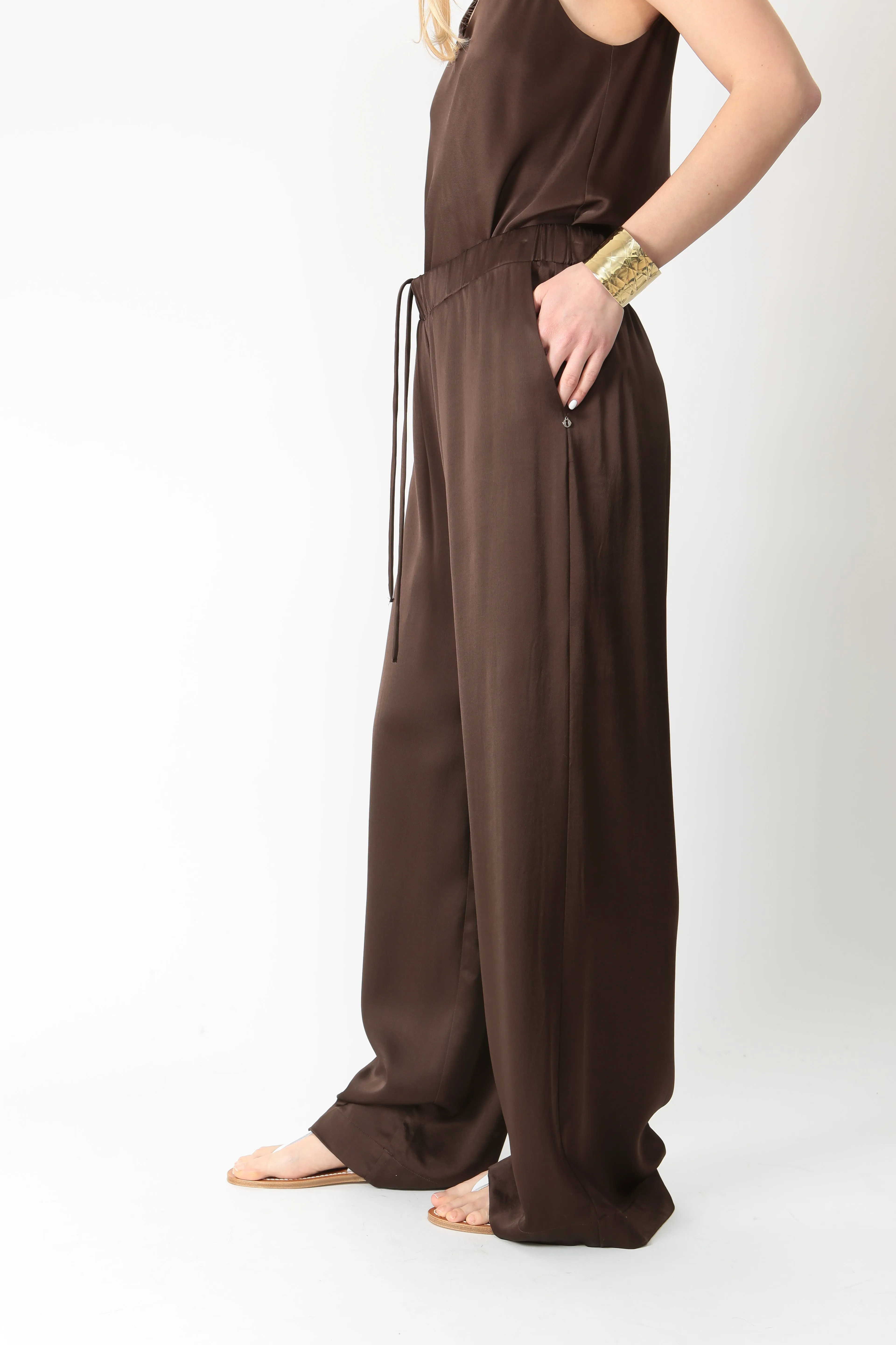 Ottod'ame Pantalone ampio in viscosa DP9534