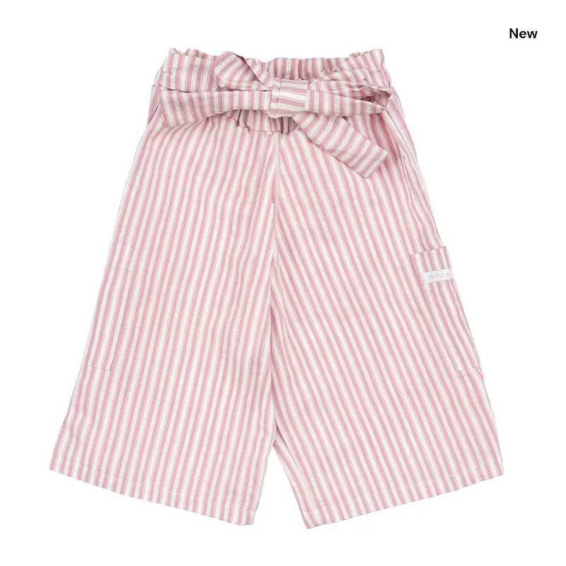 Pantalone ampio a righe rosa per neonata e bambina