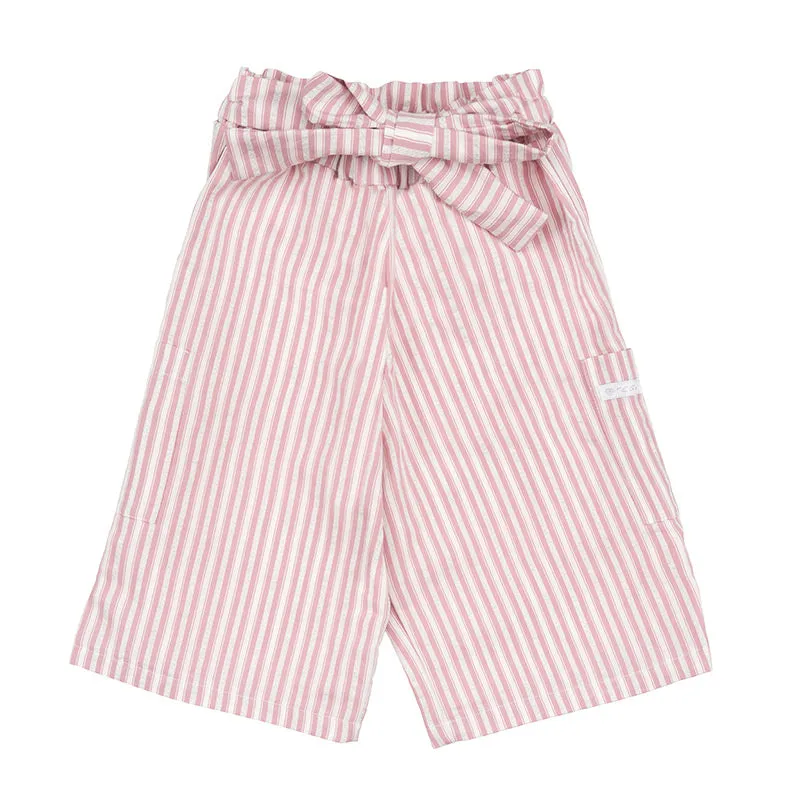 Pantalone ampio a righe rosa per neonata e bambina