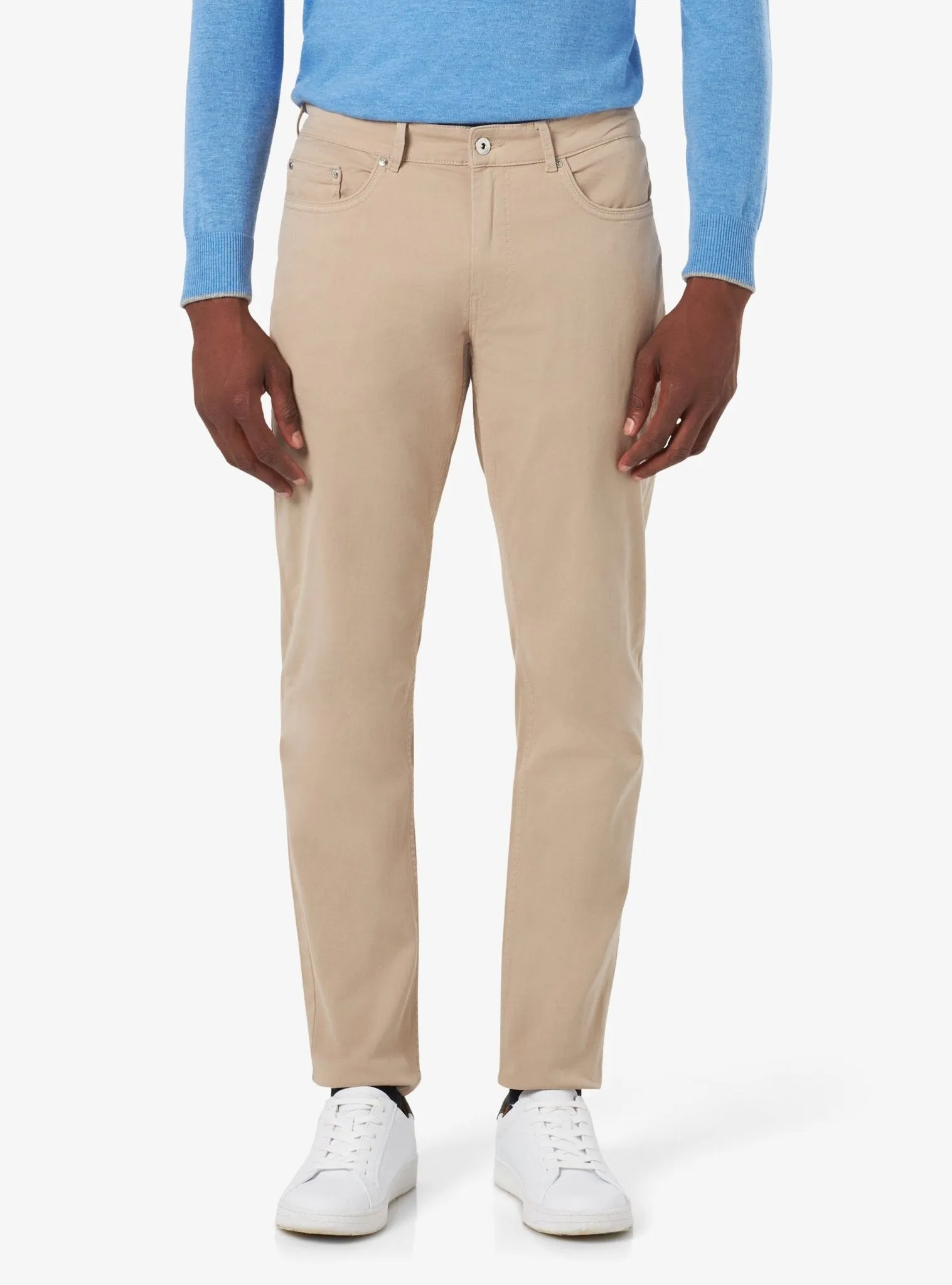 Pantalone Cinque Tasche in Cotone Twill - Luke