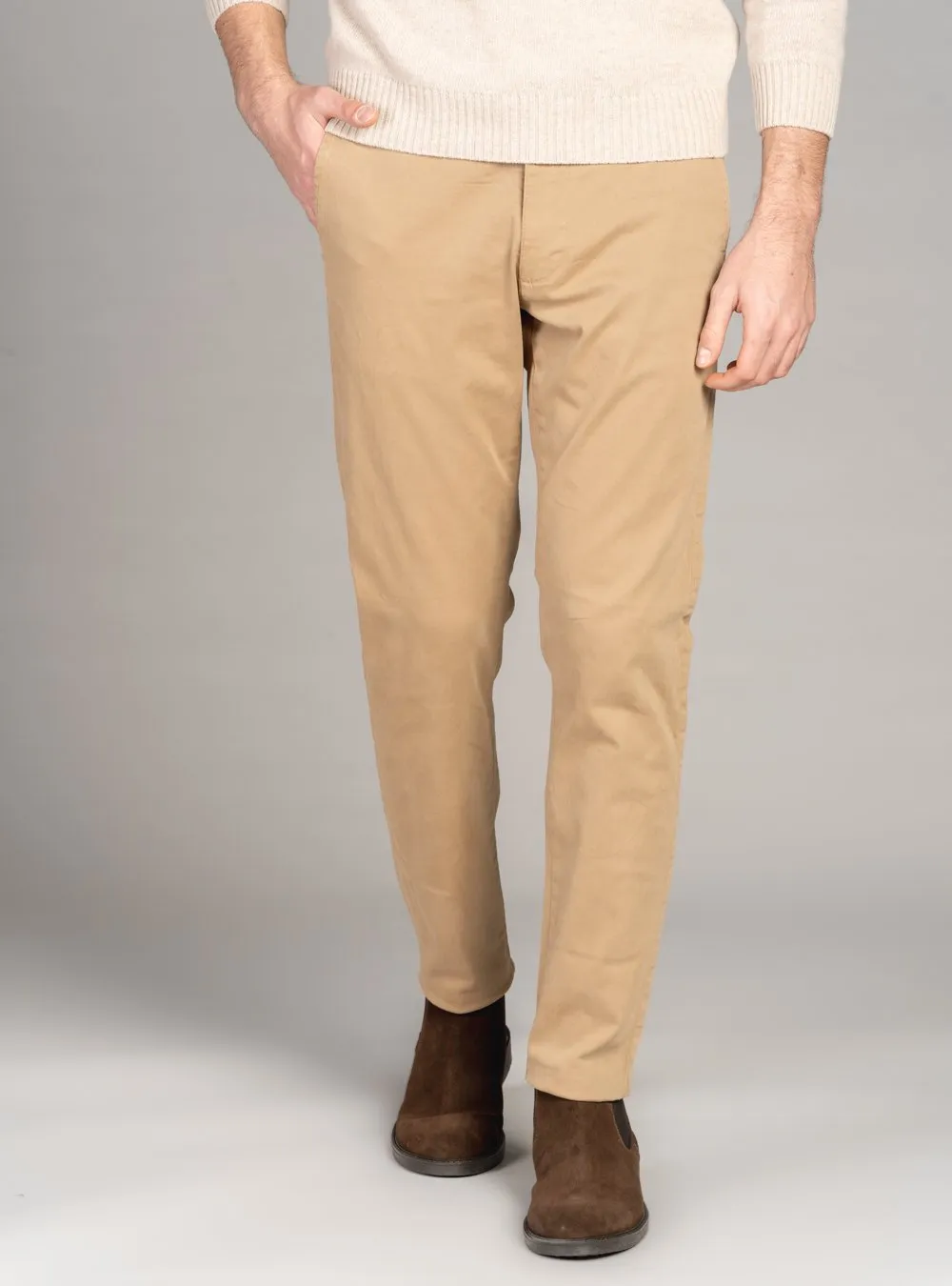 Pantalone classico a tasca america in cotone - Casey