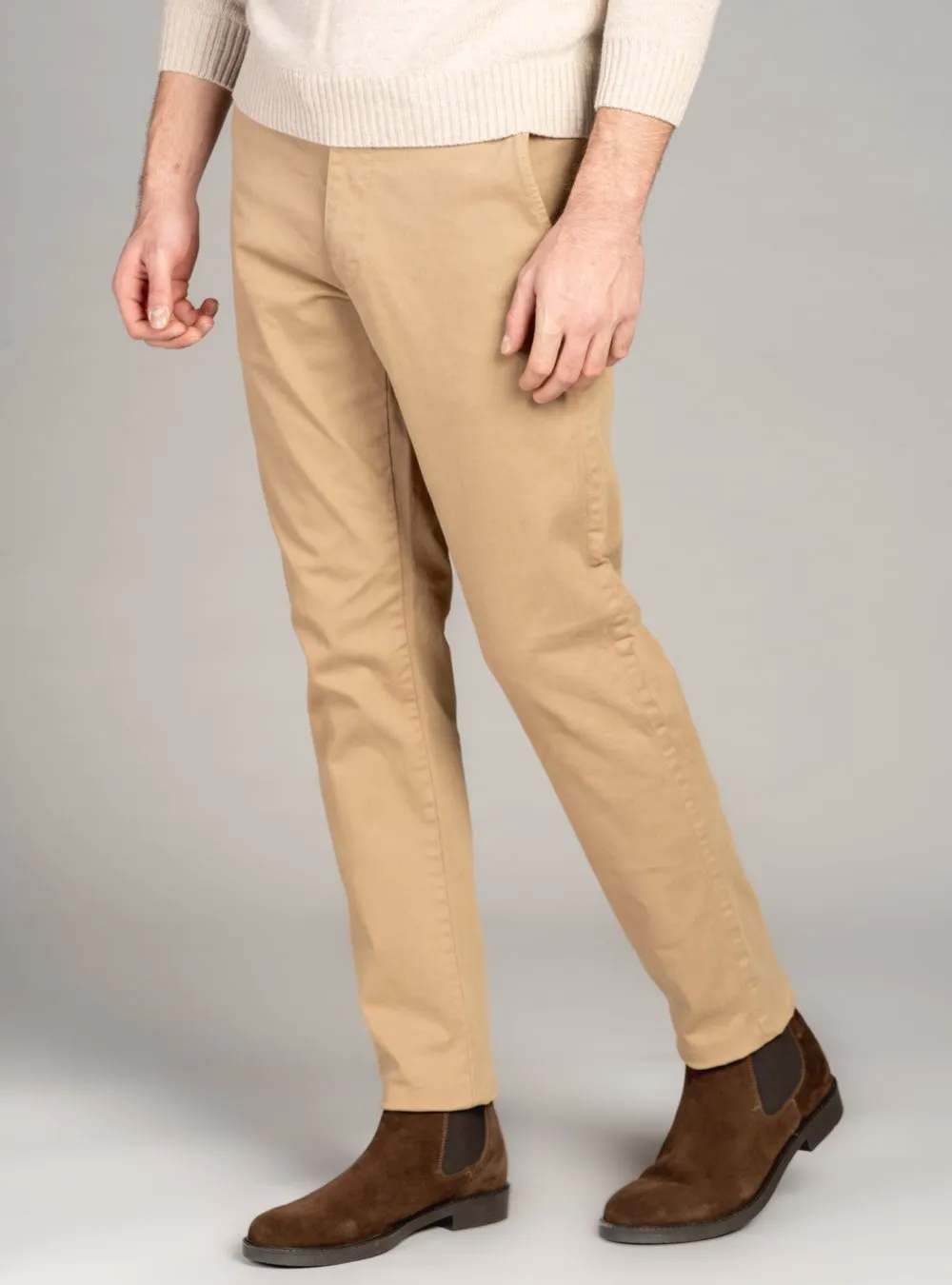 Pantalone classico a tasca america in cotone - Casey