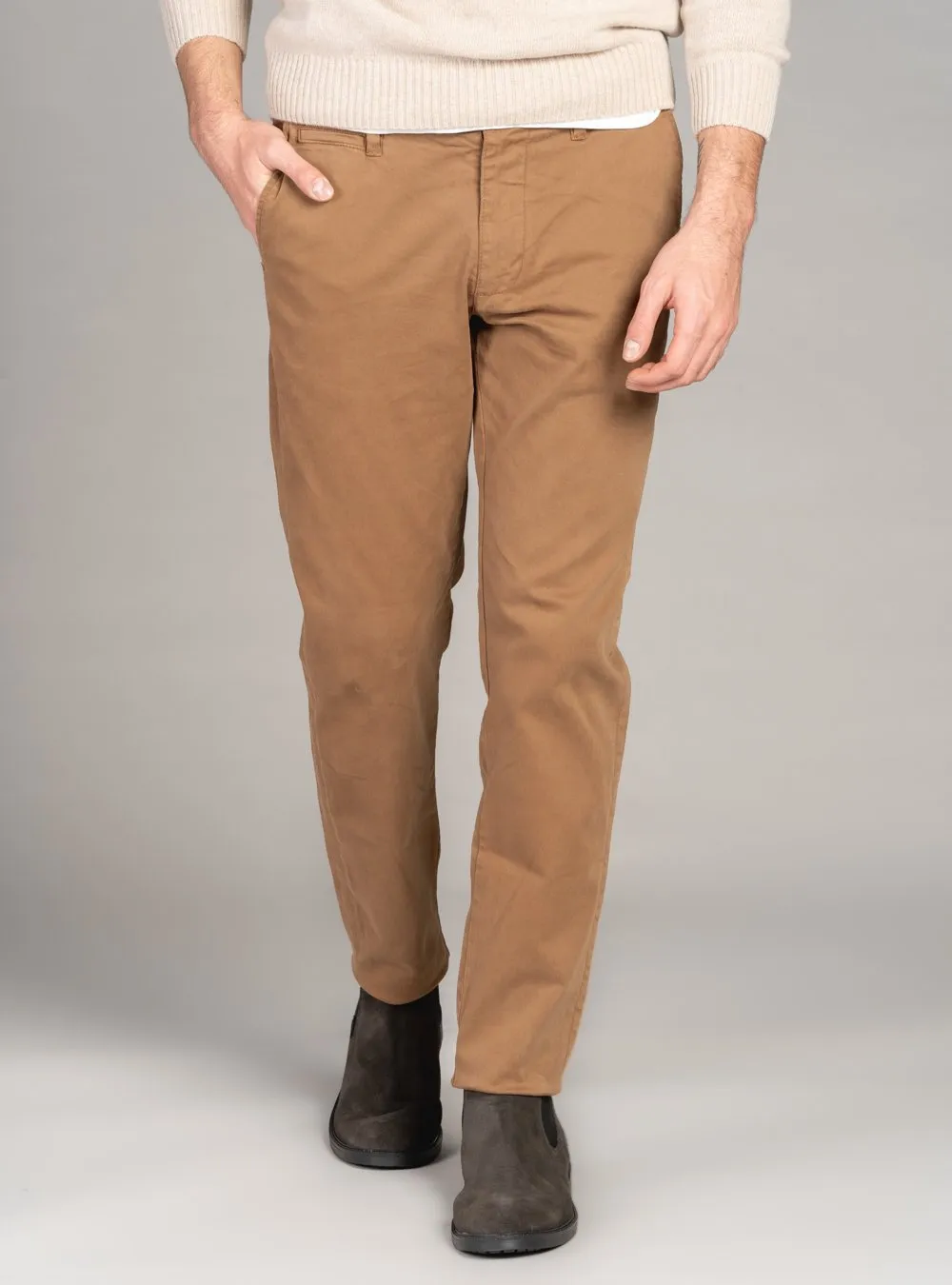 Pantalone classico a tasca america in cotone - Casey