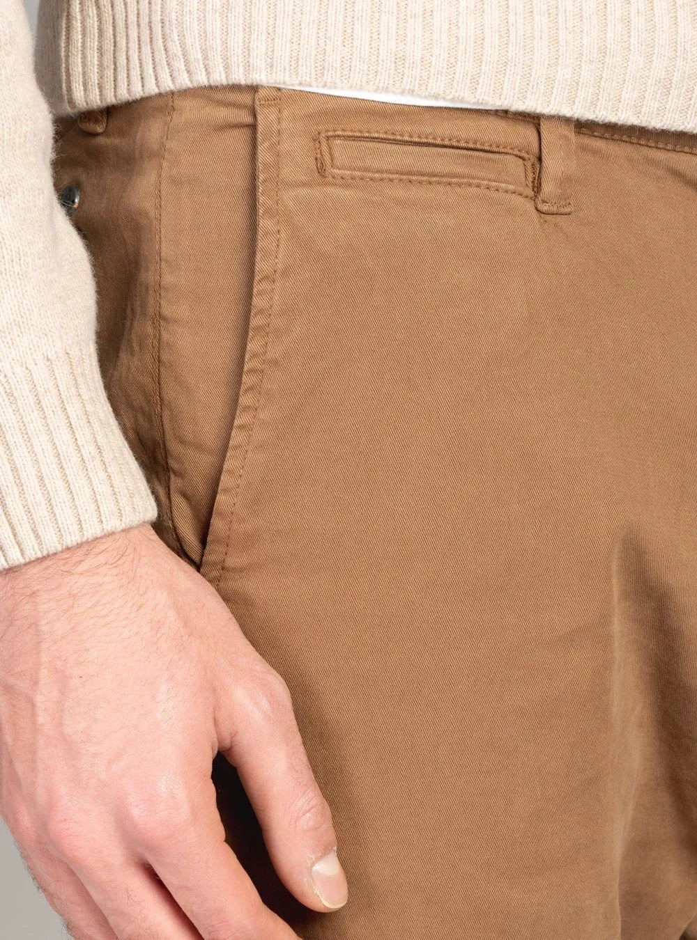 Pantalone classico a tasca america in cotone - Casey