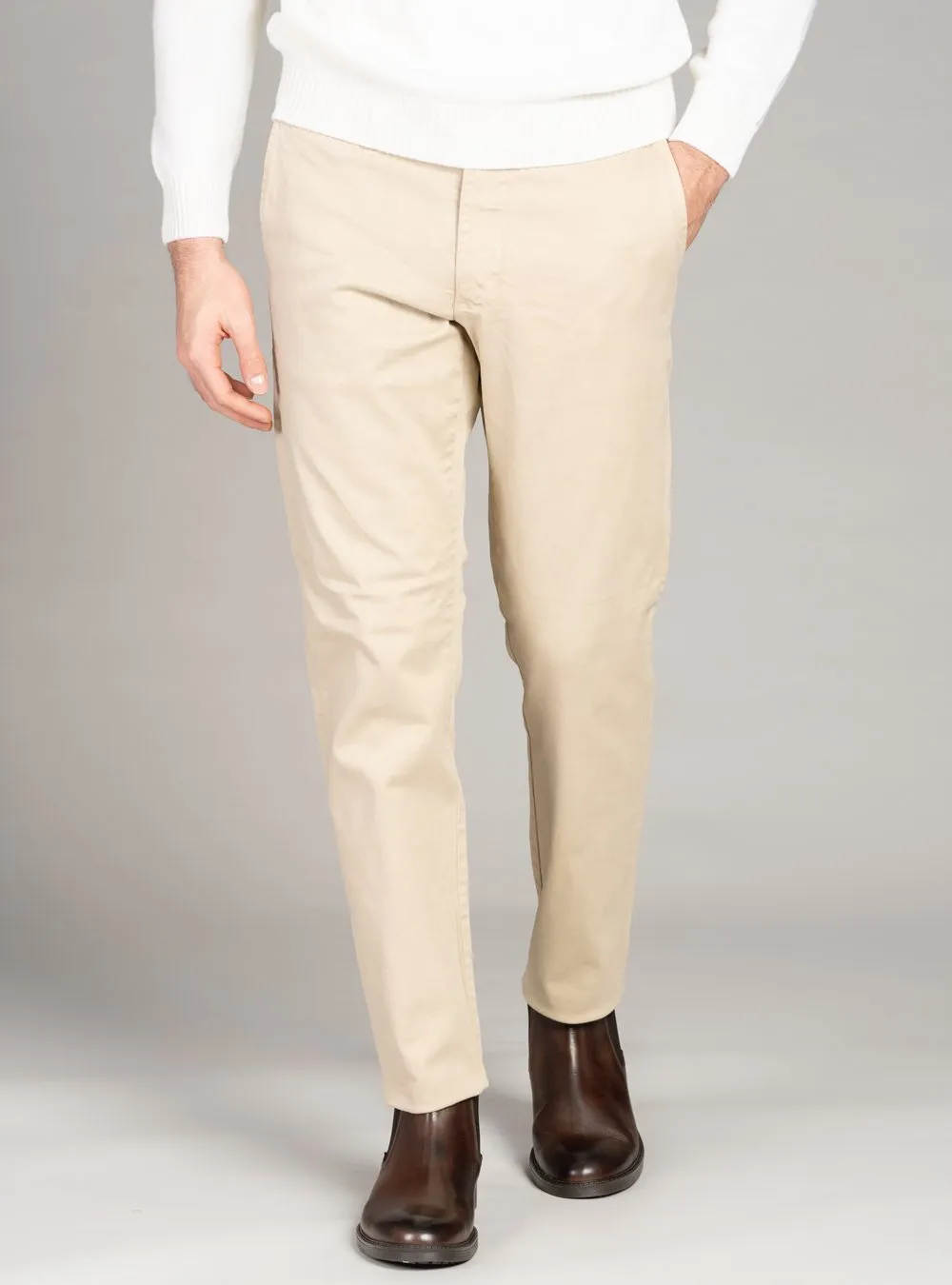 Pantalone classico a tasca america in cotone - Casey