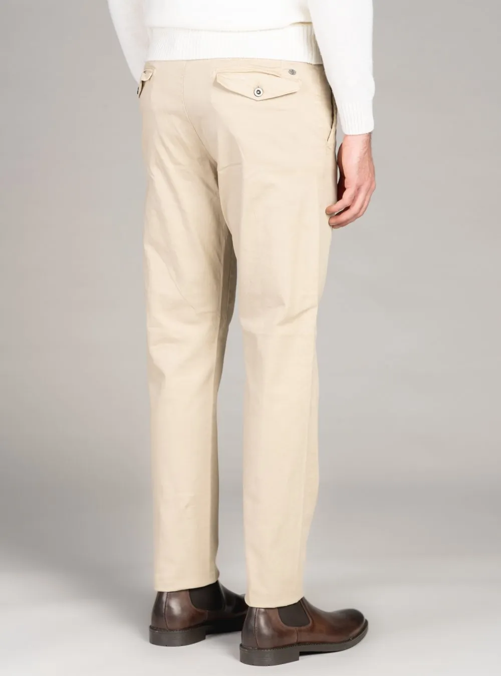 Pantalone classico a tasca america in cotone - Casey