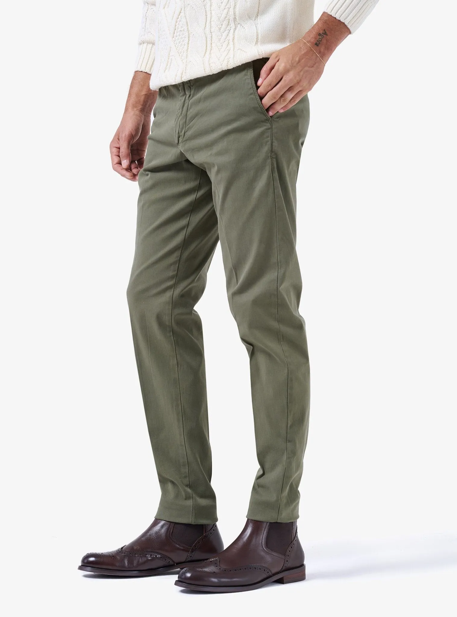 Pantalone tasca america in cotone rasmun - Absert