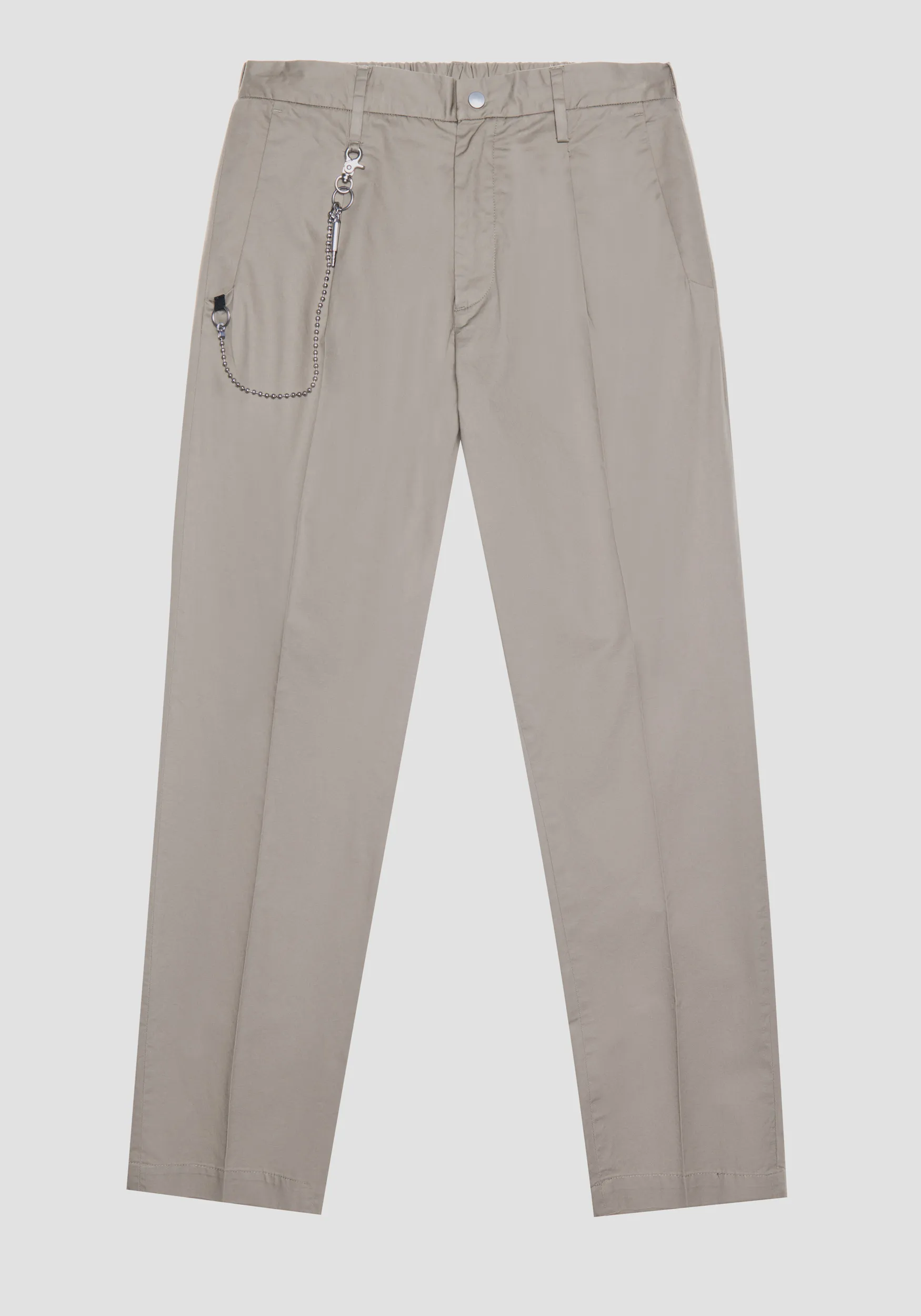 PANTALONI CARROT FIT “KEVIN” IN TWILL DI COTONE