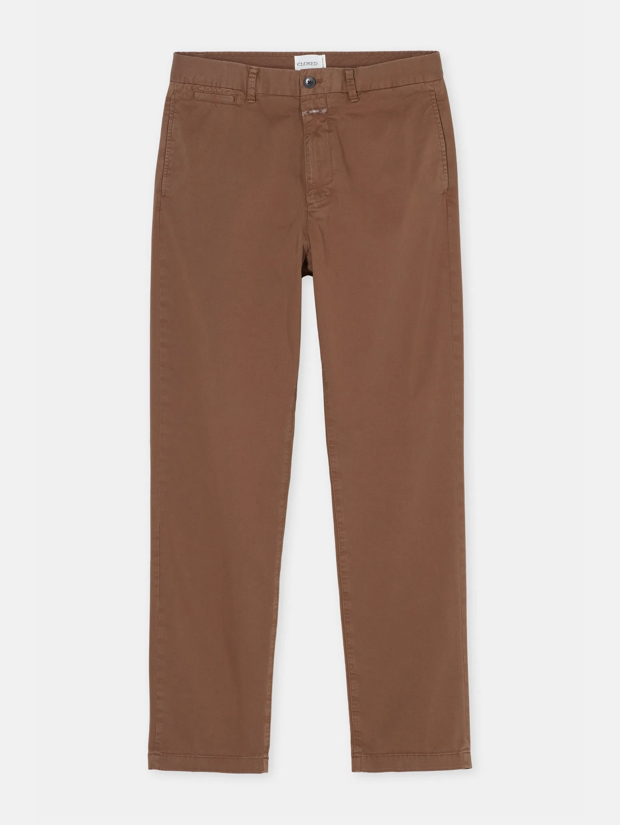 Pantaloni in Twill di Cotone Legno