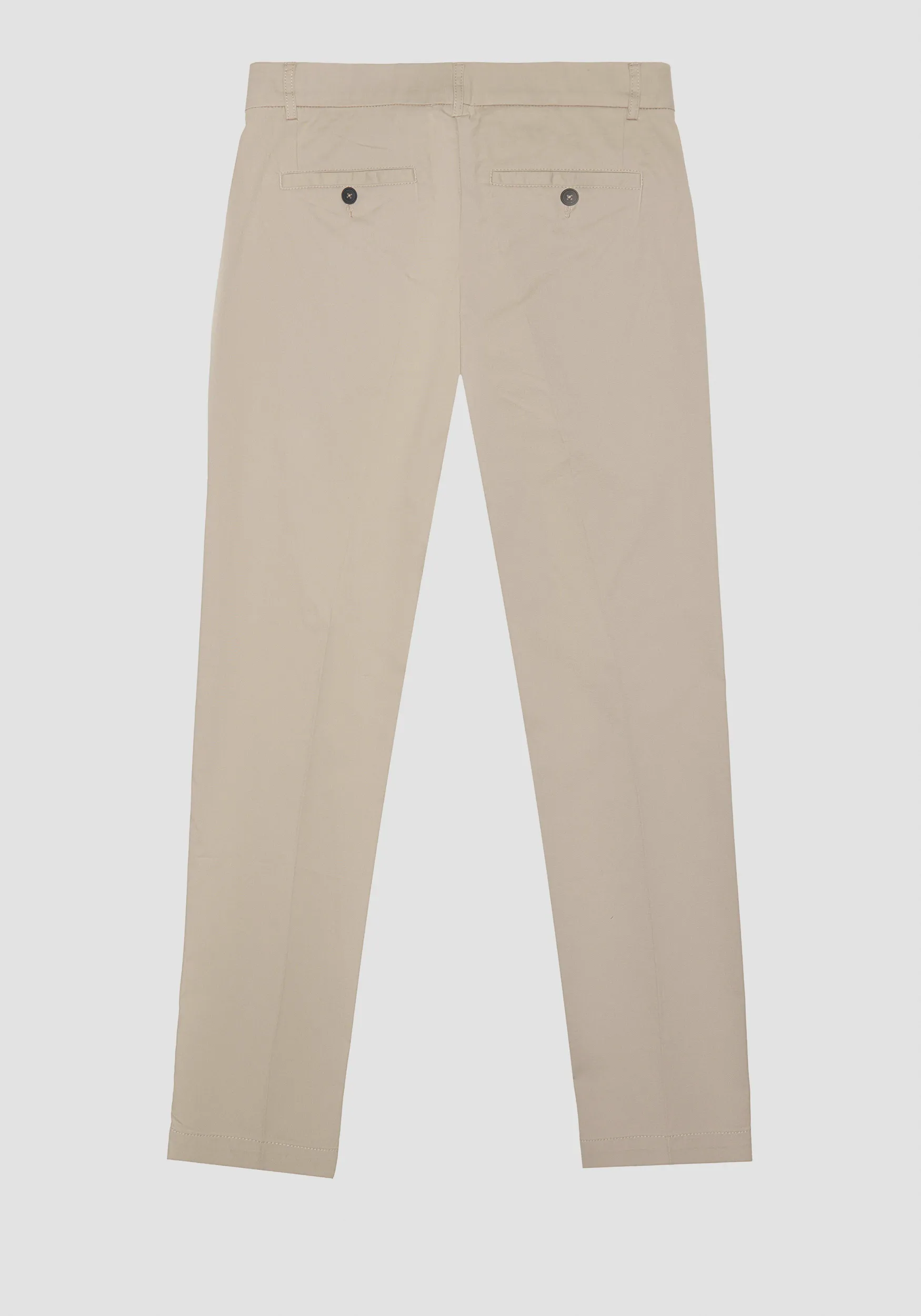 PANTALONI MARK SLIM FIT IN TWILL DI COTONE ELASTICO