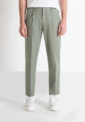 PANTALONI REGULAR FIT “ANDREAS” IN TWILL DI COTONE