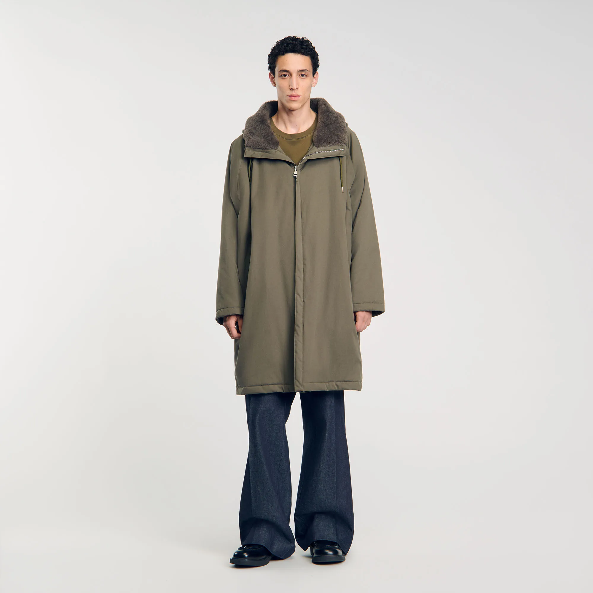 Parka con cappuccio