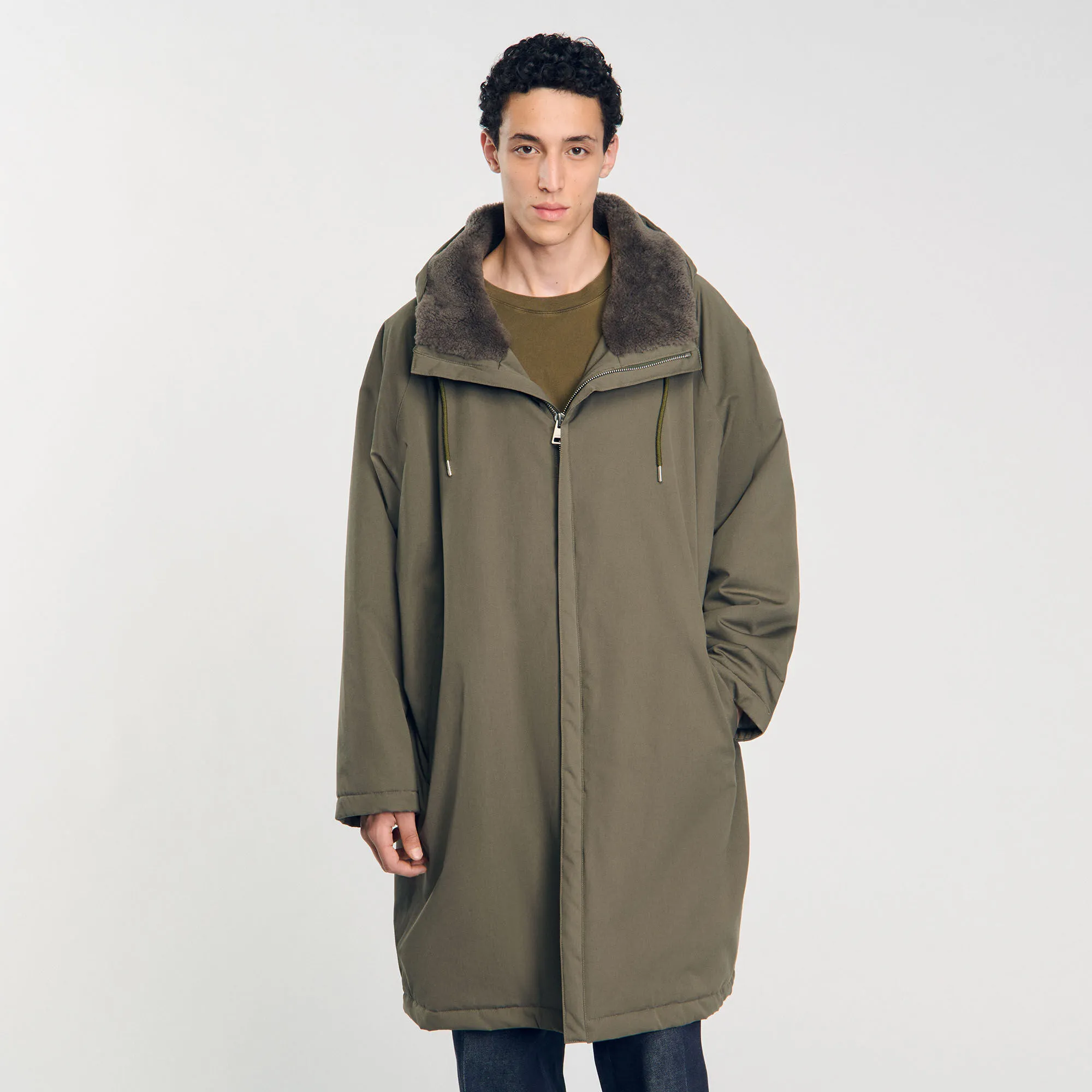 Parka con cappuccio