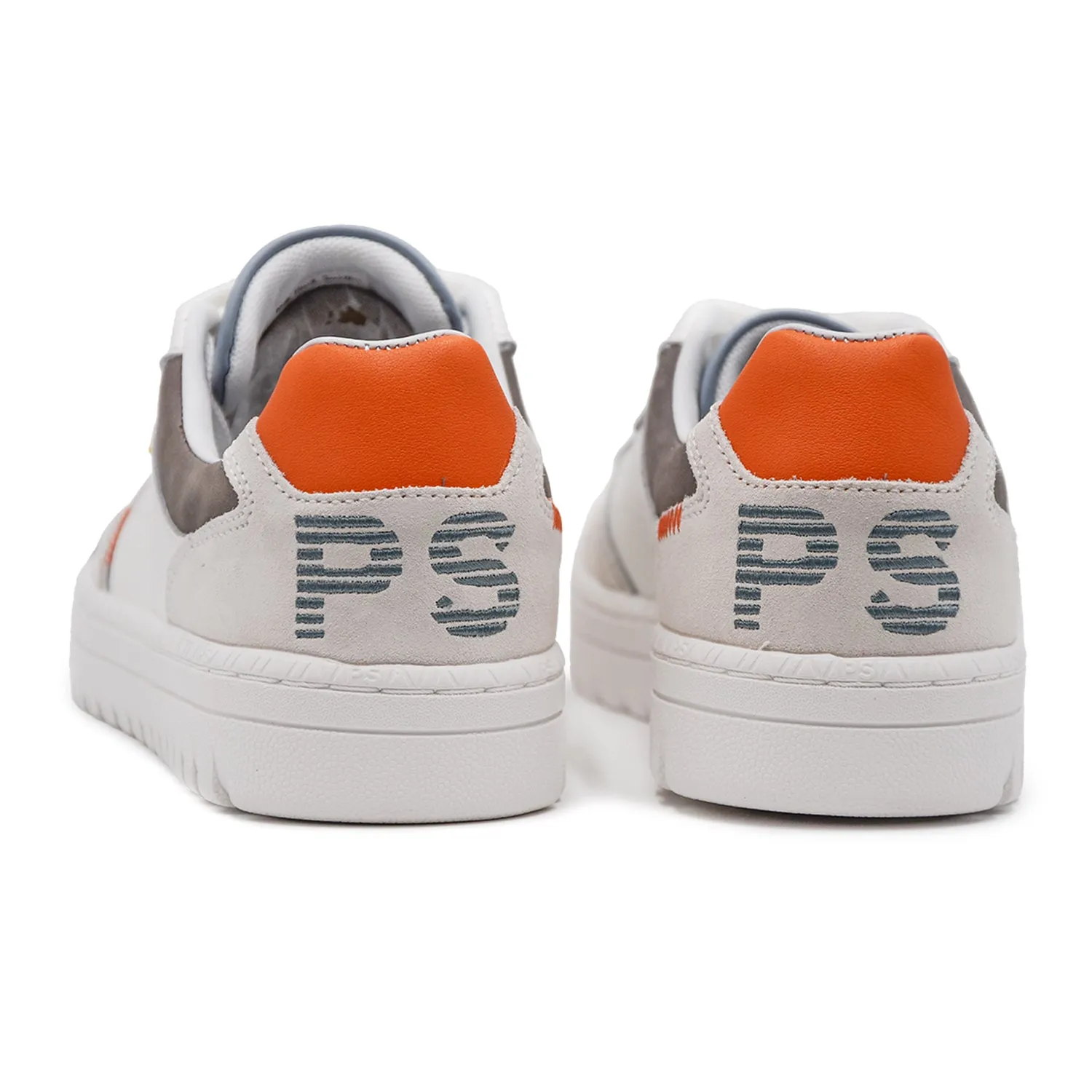 Paul Smith Sneakers Ellis Bianco Dal Grande Logo Sul Tallone Uomo