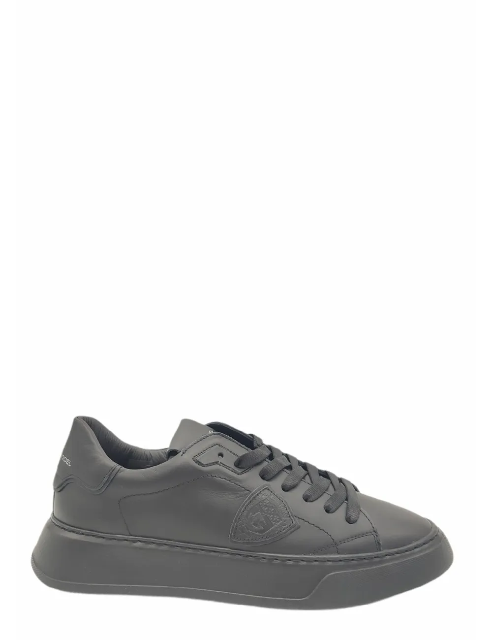 Philippe Model     Sneakers Temple Veau Noir Noir