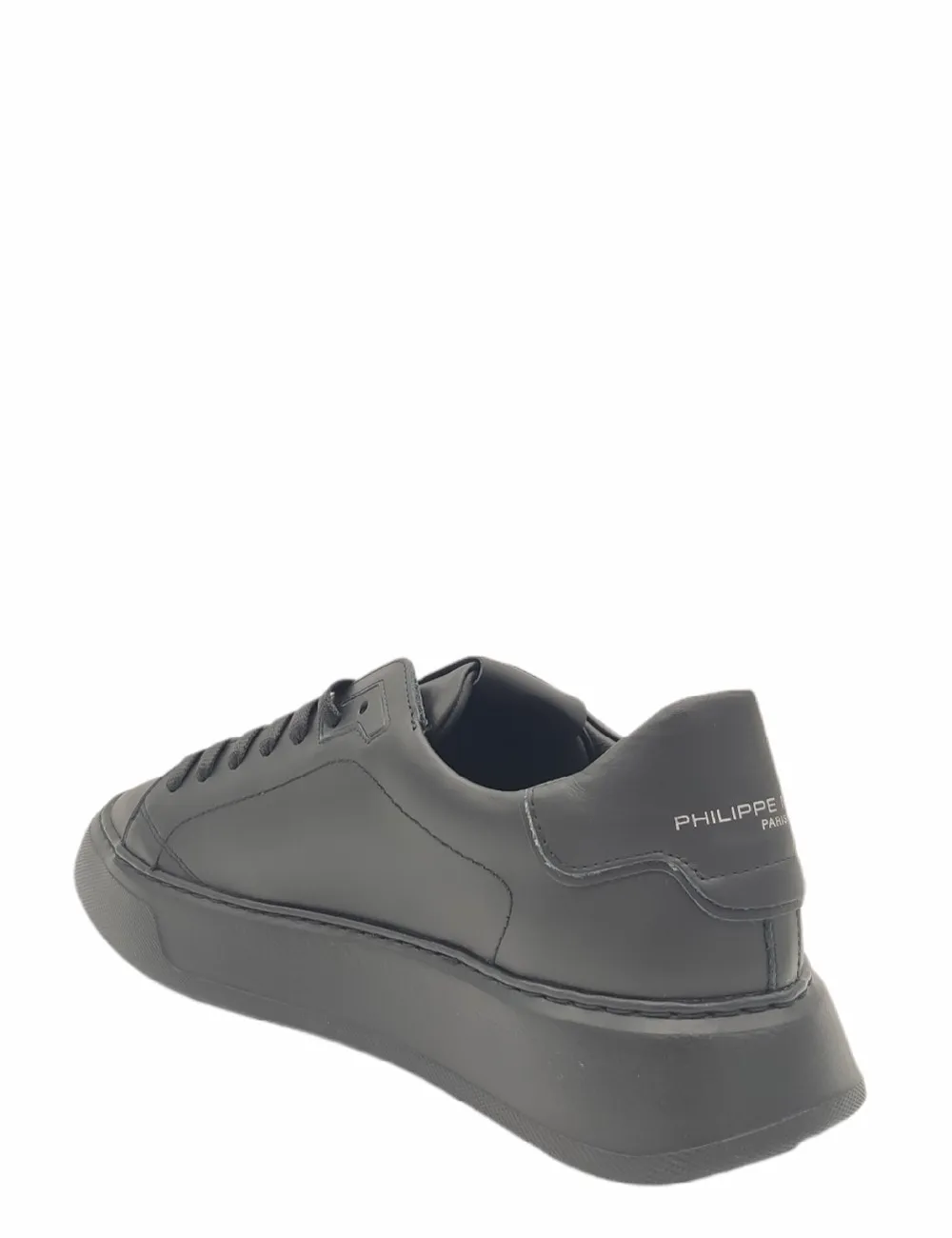 Philippe Model     Sneakers Temple Veau Noir Noir