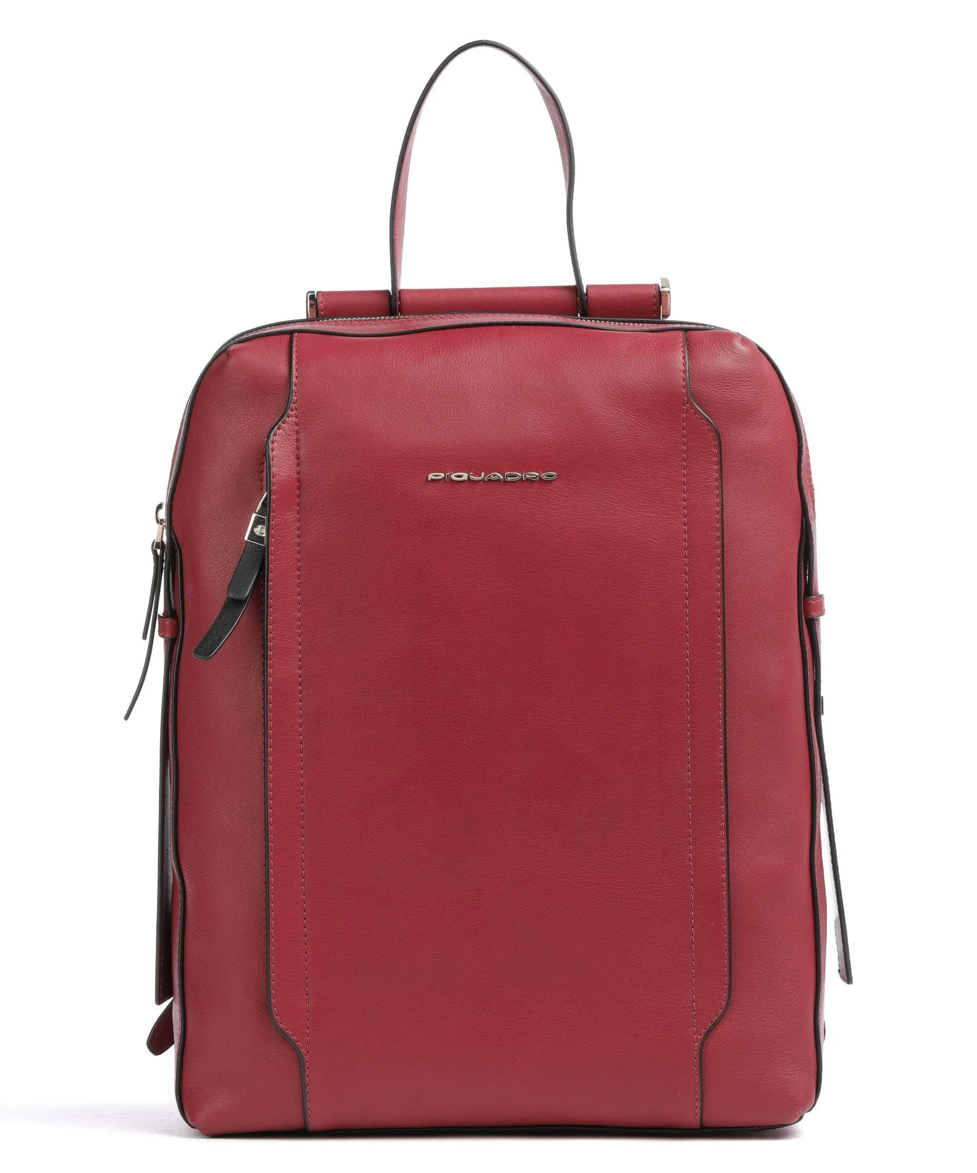  Piquadro Circle Zaino porta pc 14″ pelle di vacchetta grana rosso scuro  