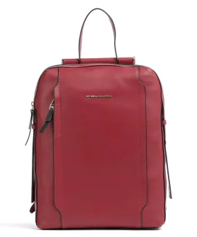  Piquadro Circle Zaino porta pc 14″ pelle di vacchetta grana rosso scuro  