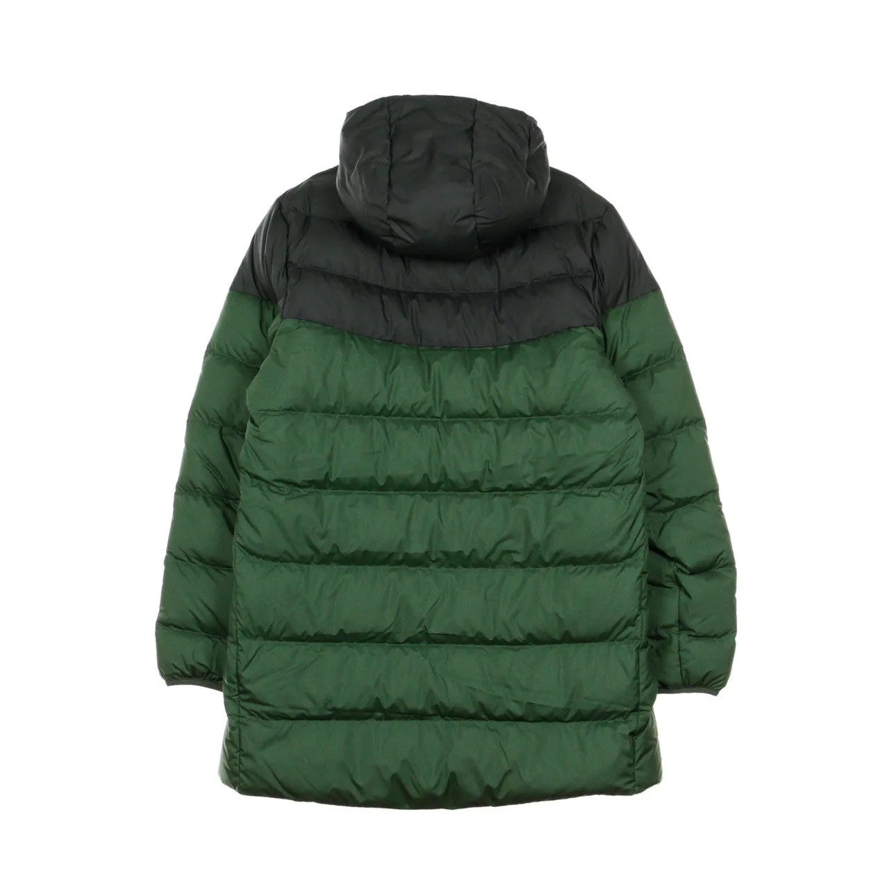 Piumino Lungo Uomo Down Fill Windrunner Parka Off Noir/galactic Jade/sail