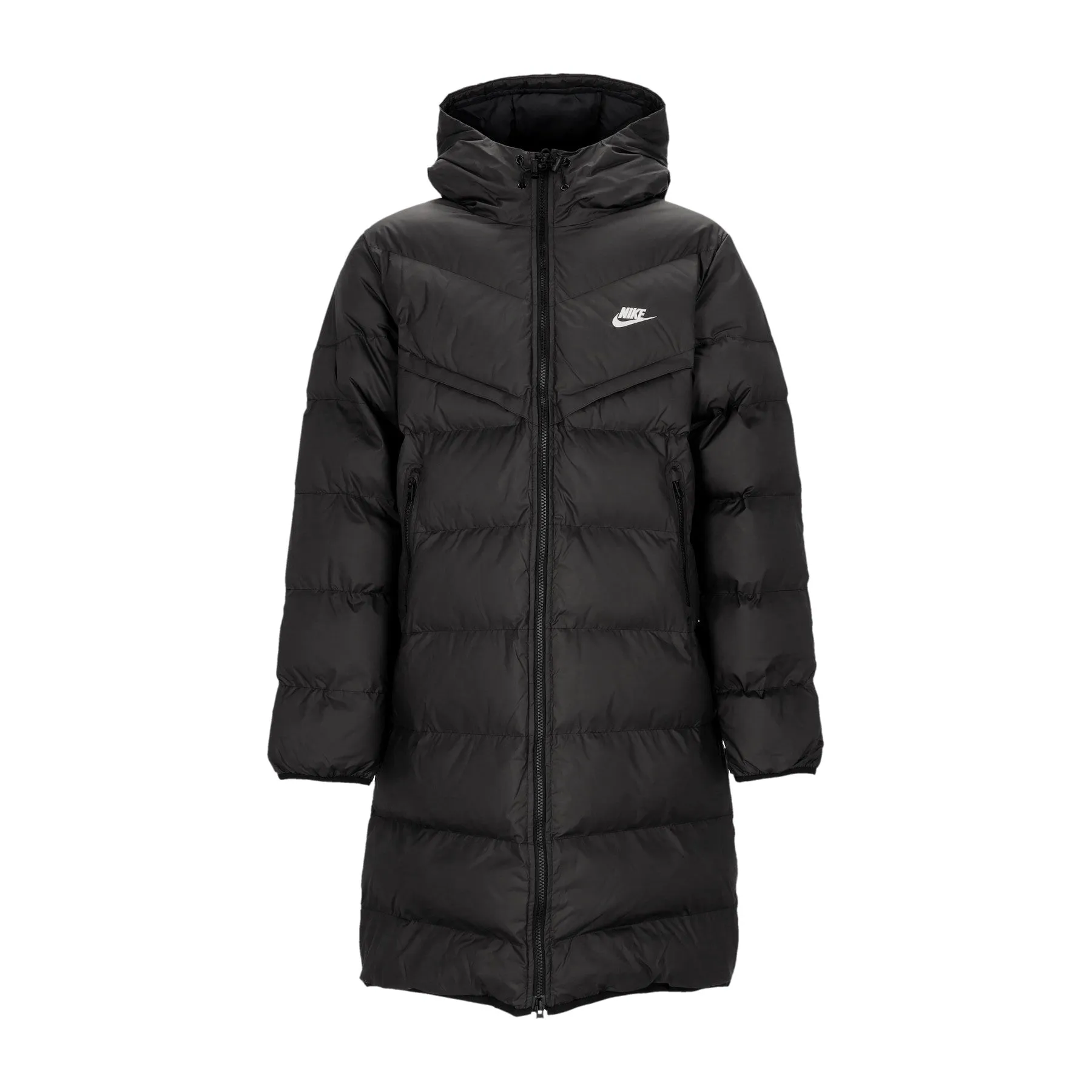 Piumino Lungo Uomo Windrunner Primaloft Hooded Parka Black/sail