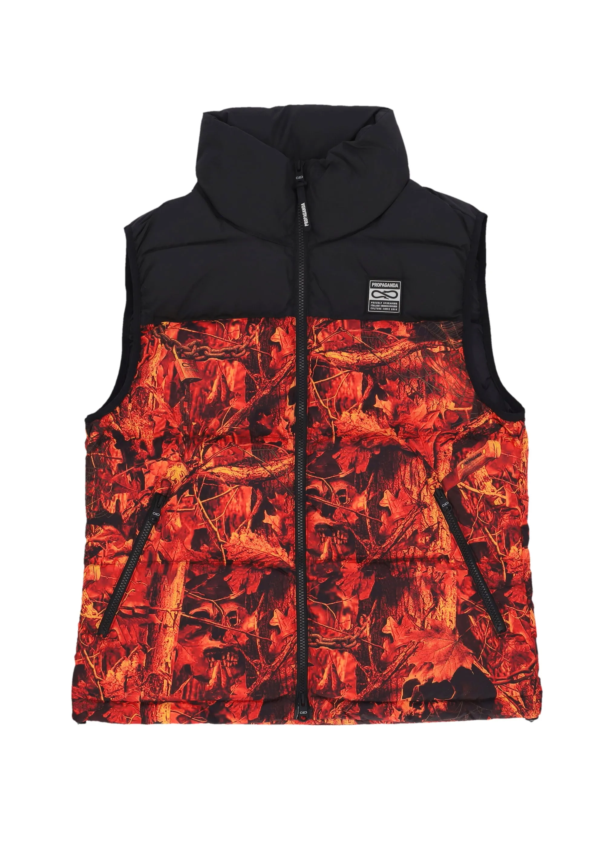 Piumino Smanicato Uomo Underwood Puff Vest Orange